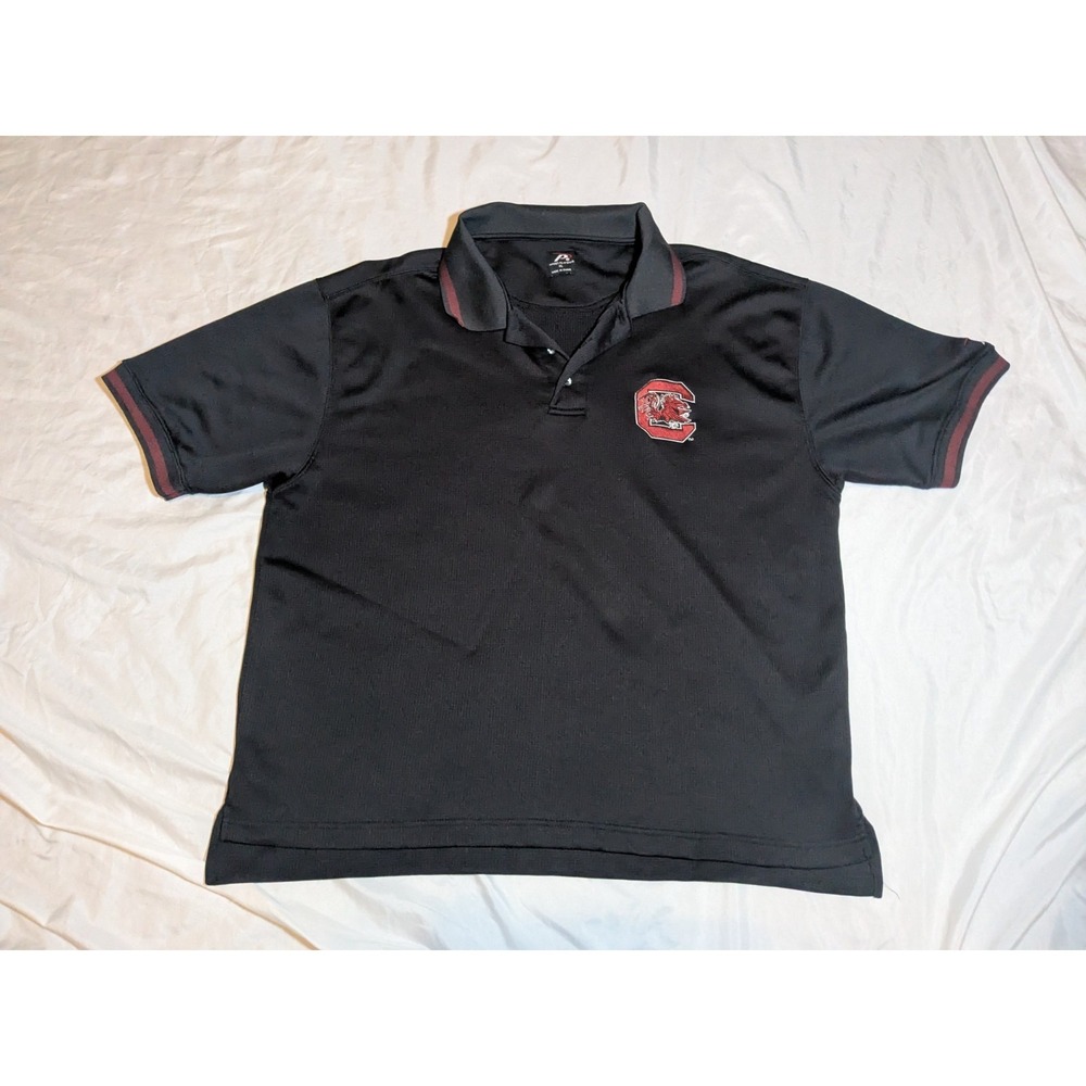 P2 By Pro Player Men's University Of South Carolina Gamecocks Polo Size XL